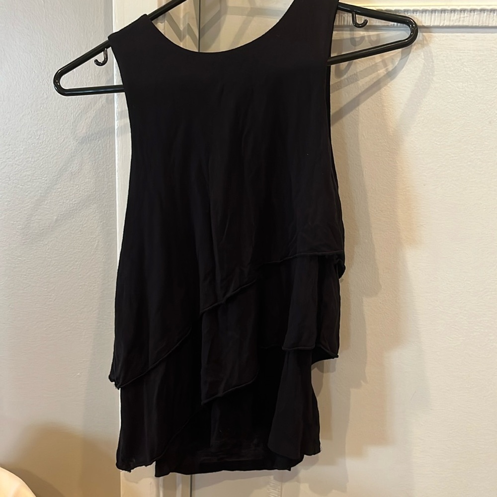 Ralph Lauren  layered tank top black size xs